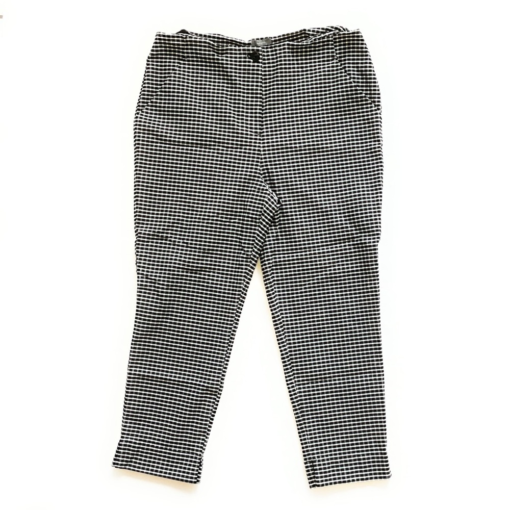 Worthington Size 14P Women’s Pants Slim Ankle Checkered